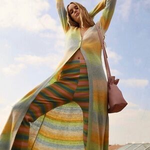 FREE PEOPLE Colorful Striped Pants Set - new with tag.